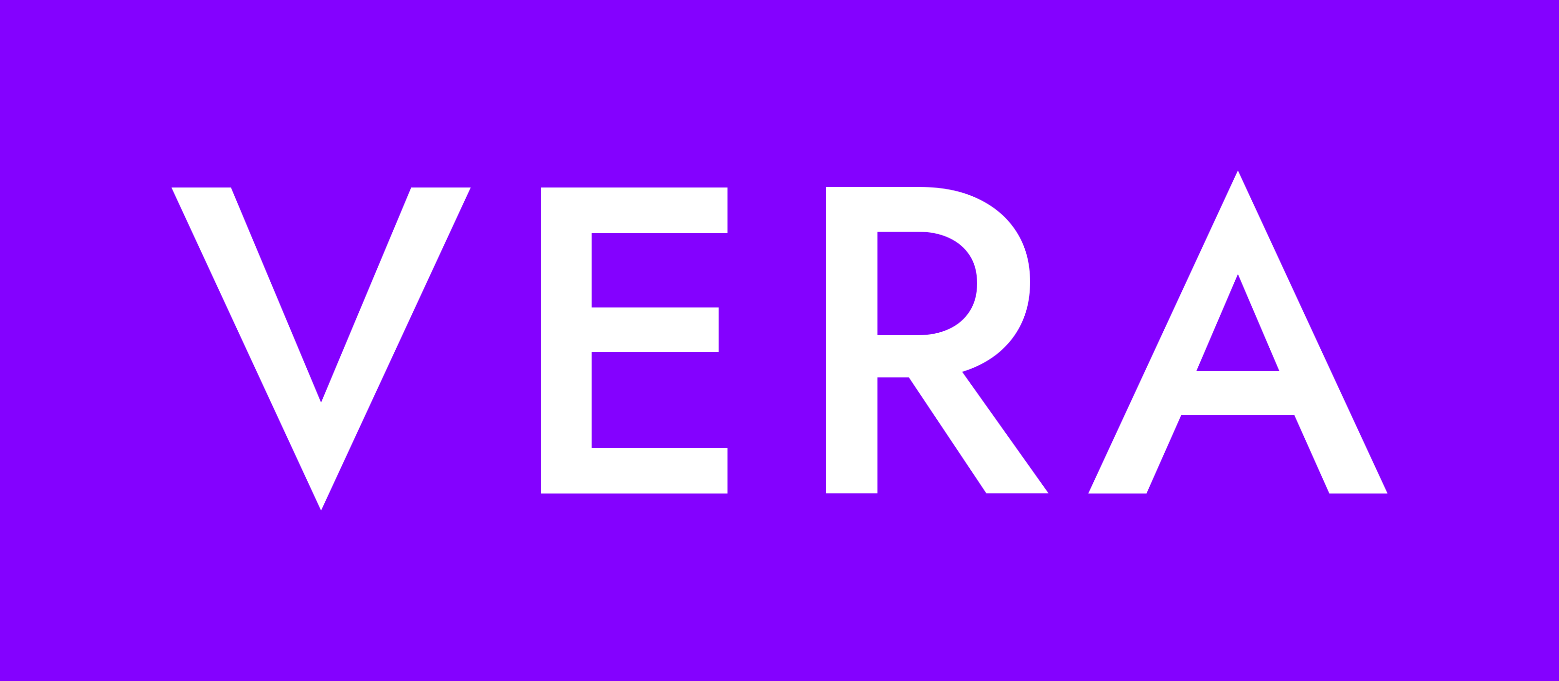 VERA Labs wordmark white on purple background VERA Labs wordmark white on purple background