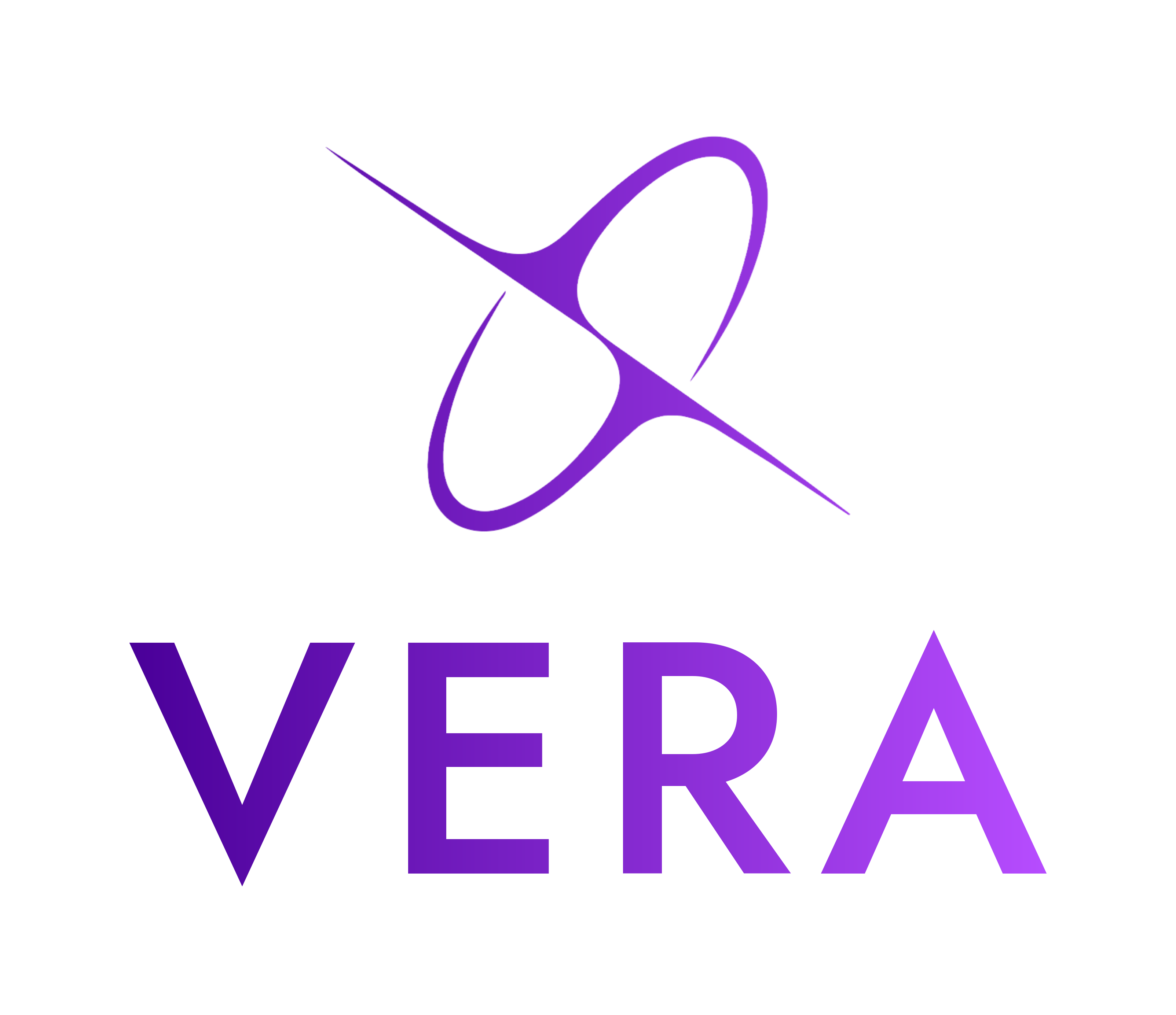 VERA Running Coach stacked logo purple gradient transparent PNG VERA Running Coach stacked logo purple gradient transparent PNG